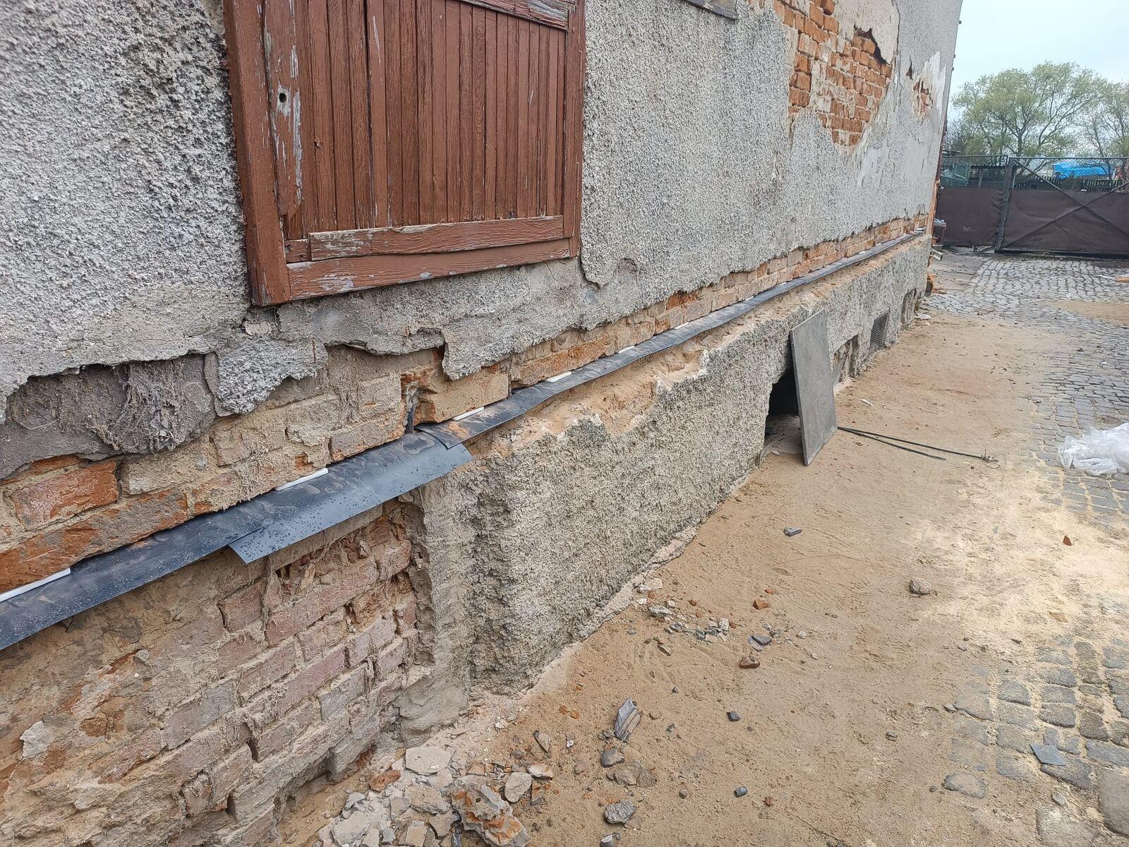 Sanace cihelného zdiva, Most – Řetězová pila