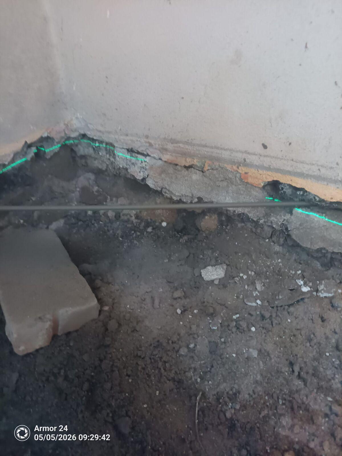Sanace kamenného zdiva, Říčany – Diamantové lano